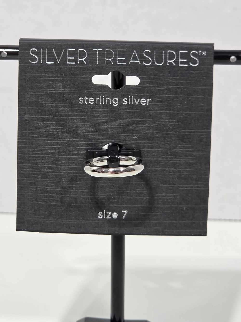 Secret Treasures Sterling Silver Polished Ring - Silver